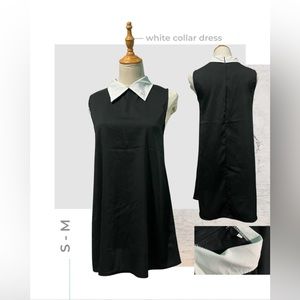 WEDNESDAY WHITE COLLAR DRESS